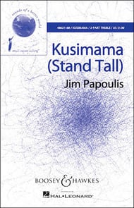 Kusimama Two-Part choral sheet music cover